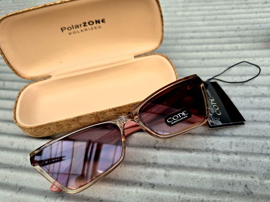 Modne stylowe okulary przeciwsłoneczne damskie marki Code nowe