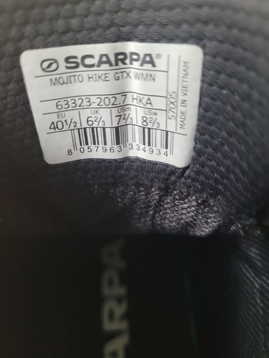 Buty trekkingowe Scarpa Mojito Hike GTX WMN 40,5 – jak nowe
