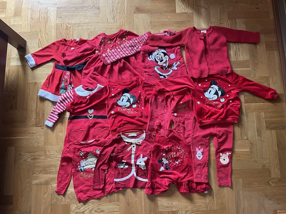 Zestaw ubranek świątecznych 98