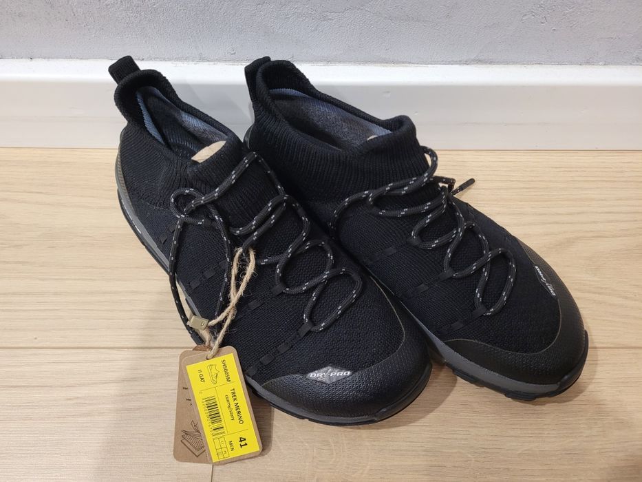 Męskie Wodoodporne Buty Turystyczne typu Barefoot Brubeck Trek Merino