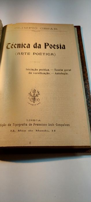 Técnica da Poesia - Olimpio Cesar