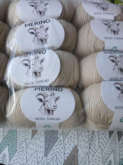 wełna merino 600 gram