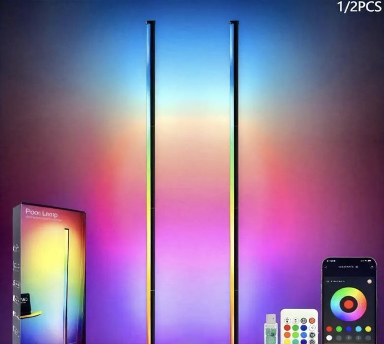 RGB лампа з керуванням зі смартфону та пульту керування