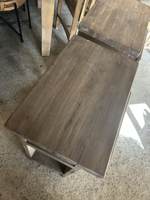 stolik nocny szafka drewniana rustykalna farmhouse