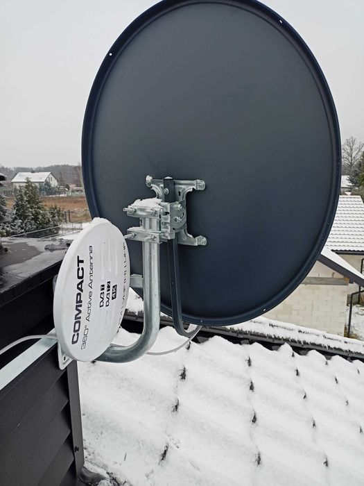 Montaż ,ustawianie anten satelitarnych naziemnych  Ciechanów i okolice