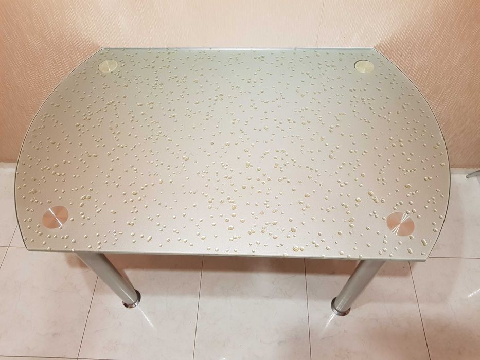 Стол стеклянный трансформер