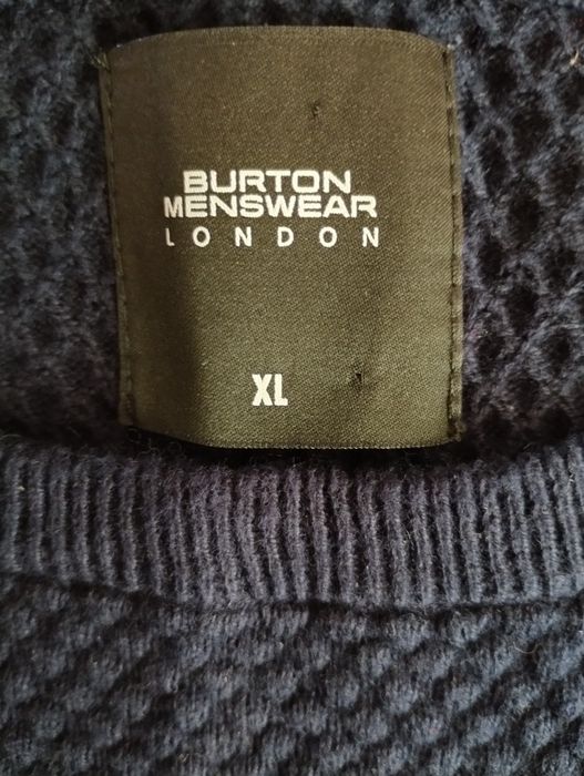 Sweter męski granatowy
