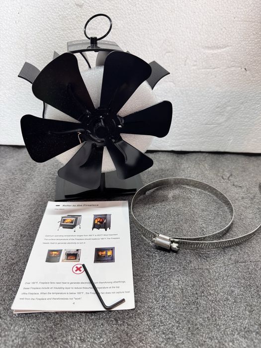 wentylator kominkowy, rozprowadzacz ciepła