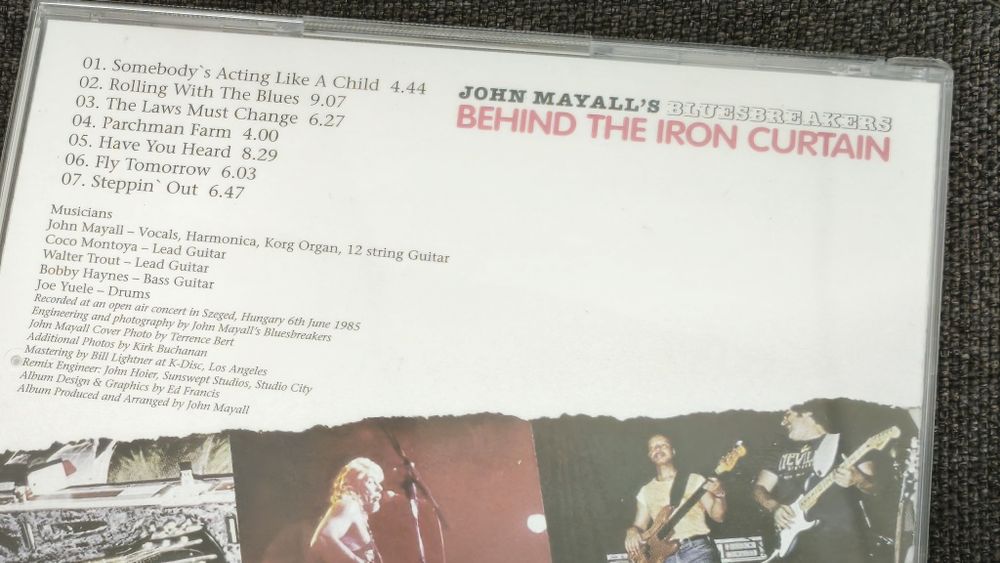 John Mayall 's Bluesbreakers Behind the iron curtain Walter Trout