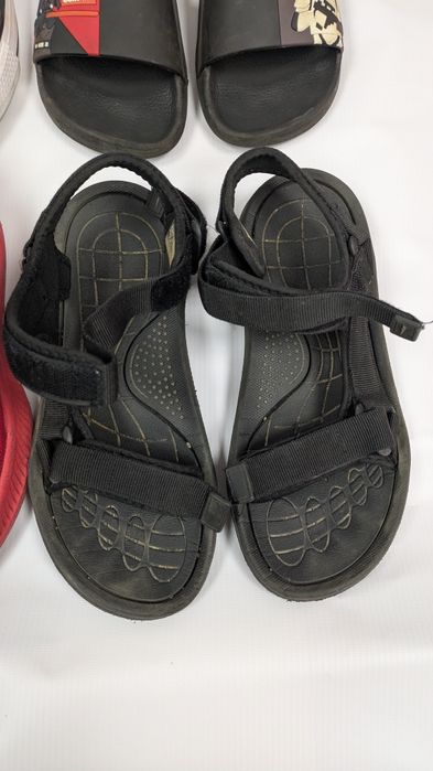 Zestaw używanych butów 39 tenisówki, klapki, adidasy, sandały