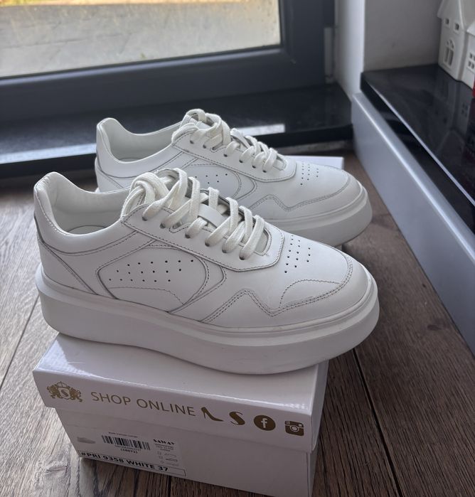 Saway sneakersy skóra naturalna nowa kolekcja 37