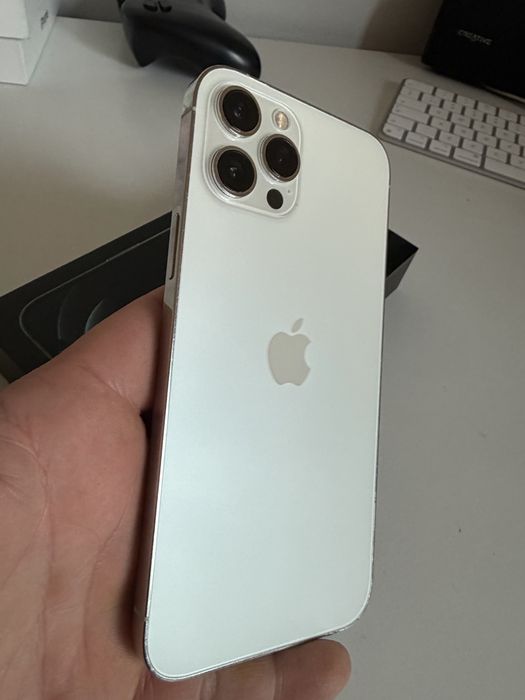 iPhone 12 Pro Max 512gb Silver Idealny Nowa Bateria 98%