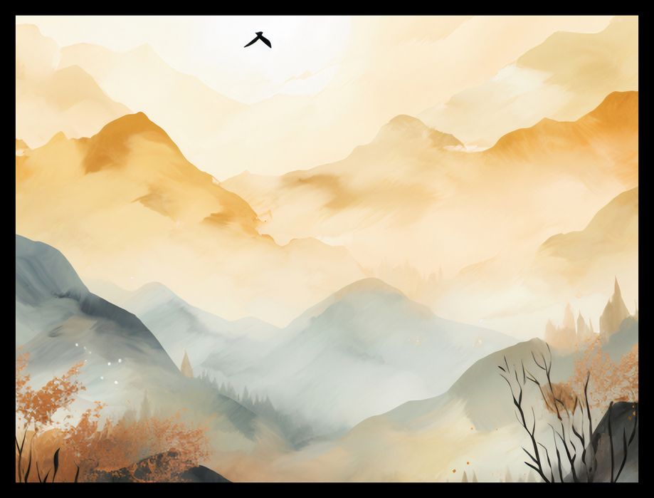 Plakat 40x30cm Zorza Świtania