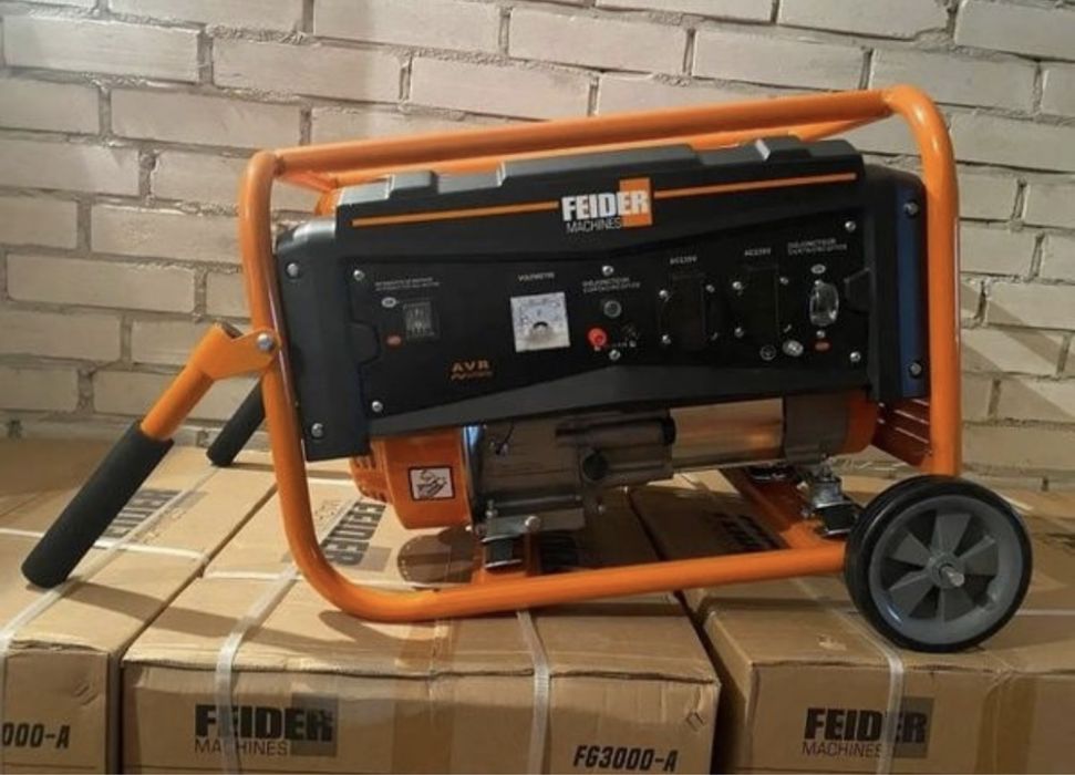 Залиш1шт МІДЬ обмін Генератор 3кВт Feider FG3000-A 3000w НЕ КИТАЙ