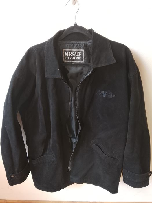 Versace oryginalne oversize vintage luksusowe wiosnę kurtki męskie