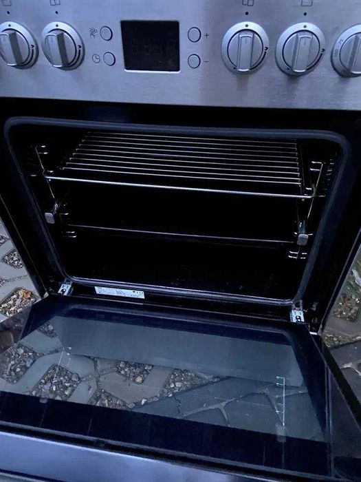 Газова плита Beko CSM62320DX з нержавійки! Великий склад!