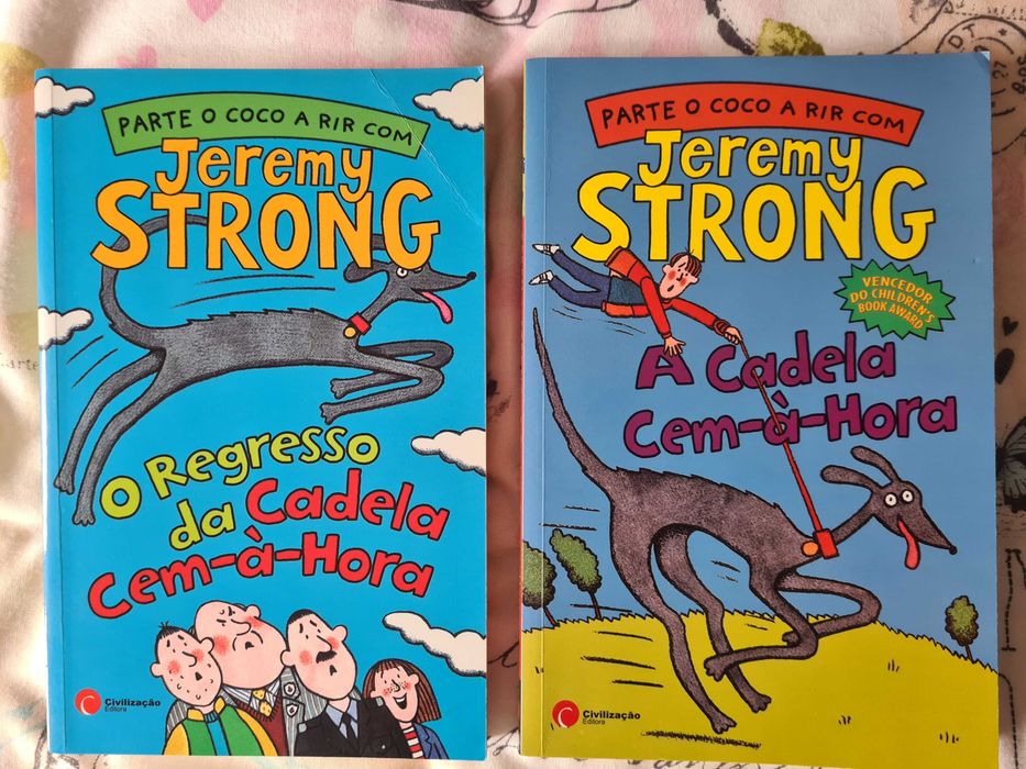 2 livros da coleção "Jeremy Strong"