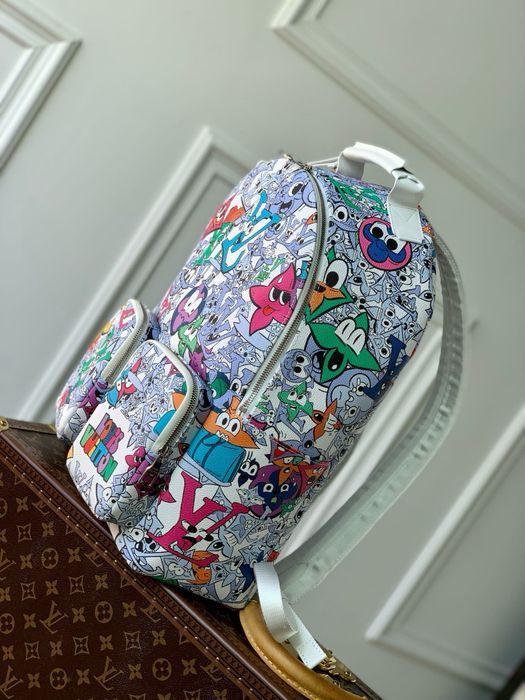 Louis Vuitton Discovery портфель ранец рюкзак мужской белый