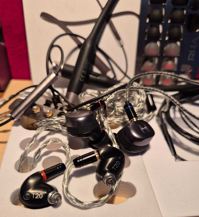 Słuchawki RHA T20 i Sennheiser Momentum TWS 3 i bluetooth mmcx