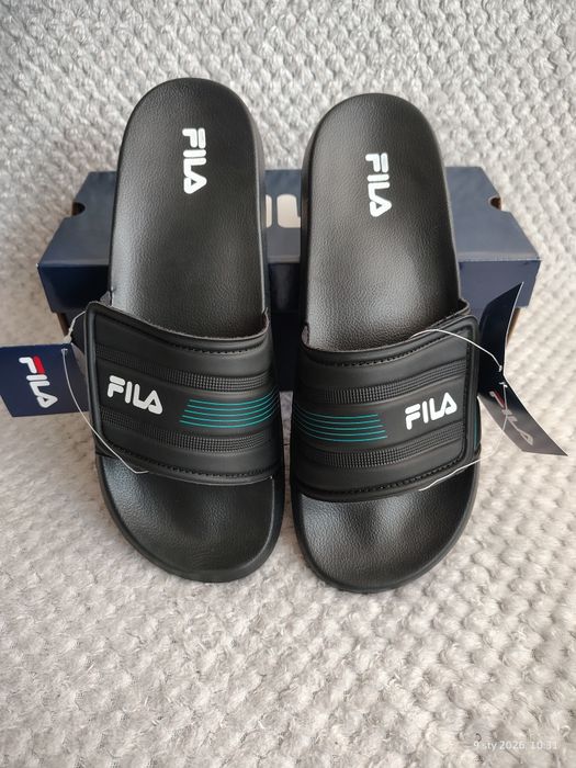 FILA- nowe klapki męskie rozm 45 (wkładka 29cm)