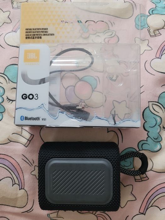 Głośnik JBL GO 3 media expert  przenośny wodoodporny czarny