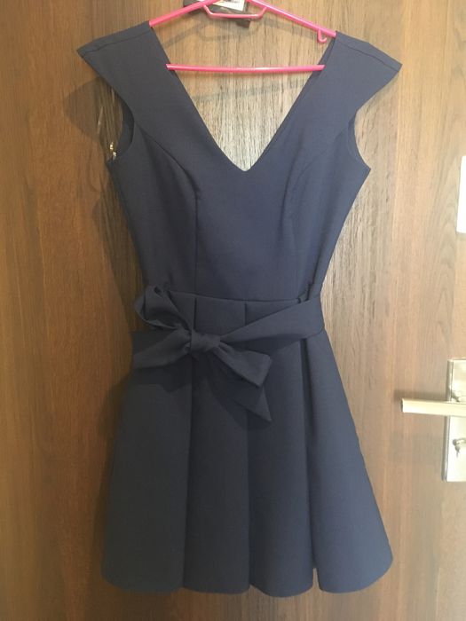 sukienka granatowa rozmiar 34