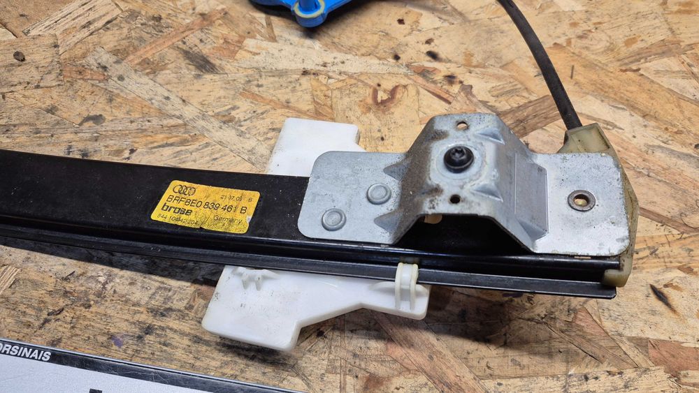 Elevador Vidro Trás Esquerdo Original Audi A4 B6 B7 8E 2000 a 2008 Ref: 8E0.839461B