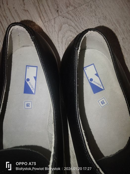 Buty wyjściowe gabardyna