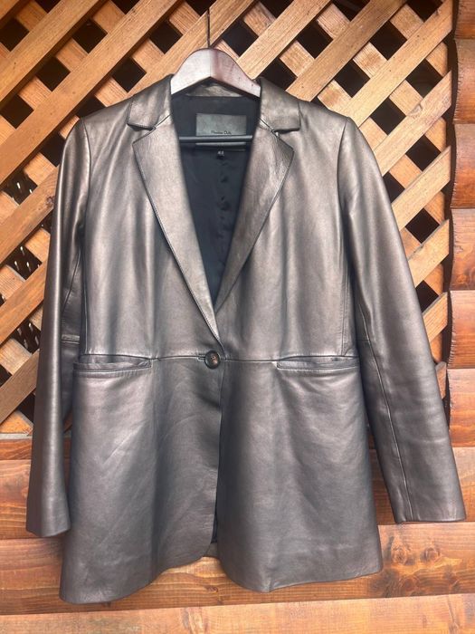 Шкіряний піджак massimo