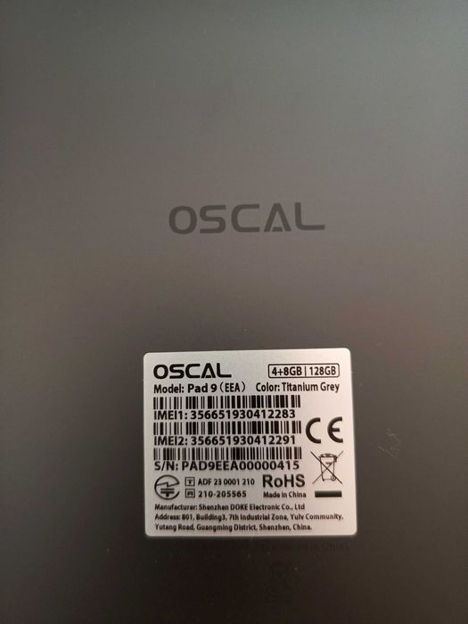 Tablet OSCAL Pad 9