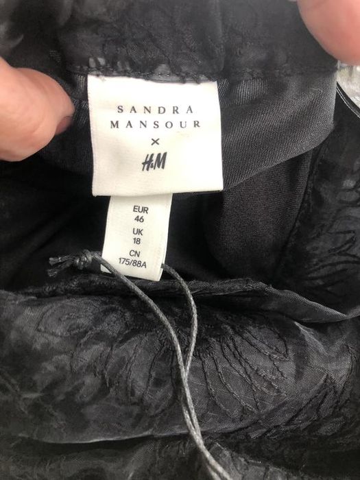 Дизайнерська спідниця чорна з органзи hm чорная юбка органза xl-xxl