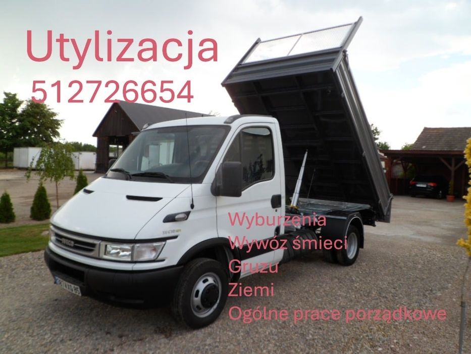 Wywóz ziemi gruzu śmieci , wyburzenia i rozbiórki Kraków  i Okolice