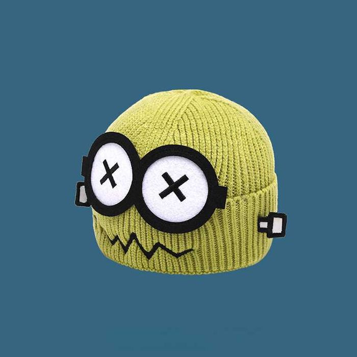 super słodka i wysokiej jakości, zabawna czapka z motywem robota