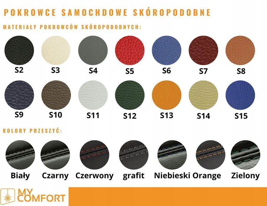 Pokrowce samochodowe premium skóra pikowana Gorzów Wlkp