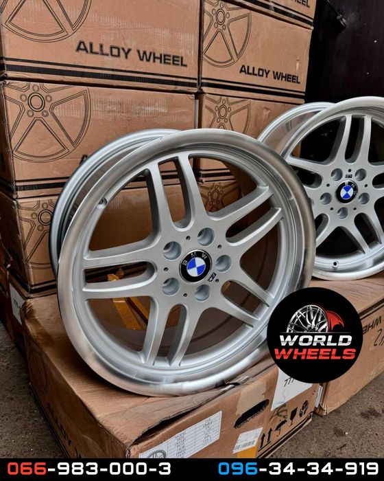 Новые диски R17 5x120 BMW E36 E39 E38 E60 E34 37 стиль разноширокие