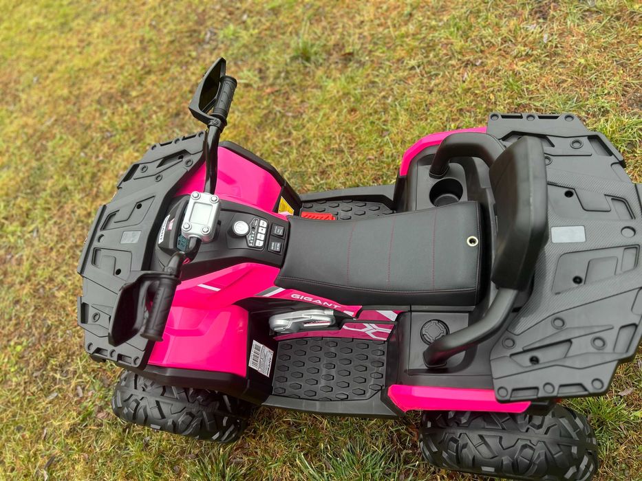 Quad GIGANT na akumulator Auto Pojazd 4x45W  Pilot Miękkie koła