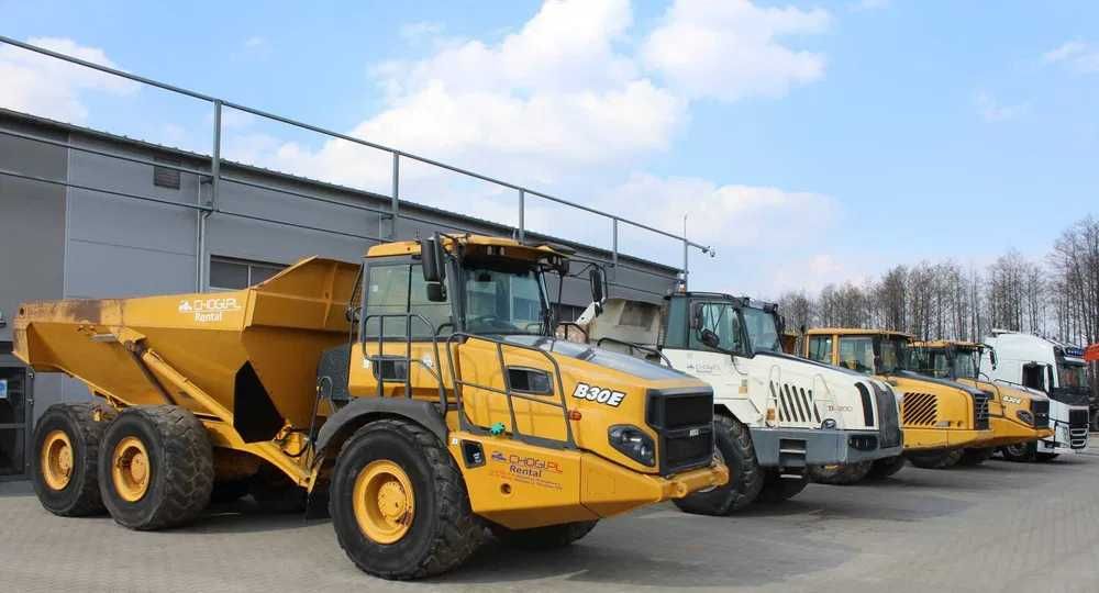 Wozidło przegubowe BELL B30E 6x6 - wypożyczalnia wozidła  transport