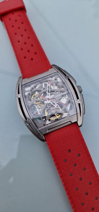 Ciga Design Skeleton Automatic Titanium - szafir , tytan - Tonneau