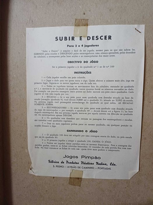 Jogo Subir e Descer - Nedina - Vintage (Completo)