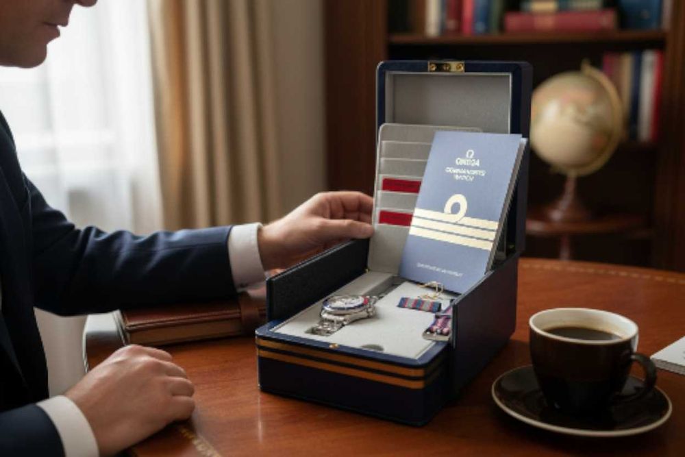 Zegarek Męski Omega Seamaster 300 Commander's  212.32.41.20.04.001