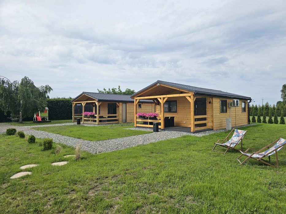 Domki letniskowe na wynajem Firlej KLIMATYZACJA OGRZEWANIE OGNISKO