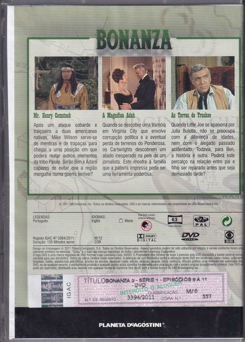 Bonanza (episódios de televisão em disco)