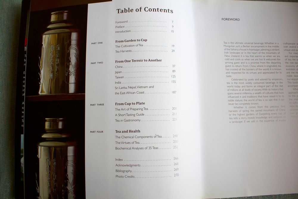 Livro sobre Chá em Inglês, de muita qualidade