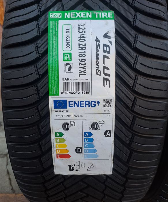 Opony wielosezonowe Nexen NBlue 4Season 2  225/40/ZR18"YXL -2szt.