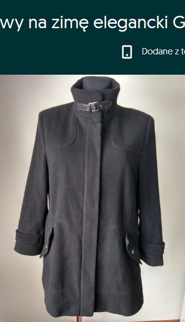 Kurtka damska płaszcz damski zimowy na zimę elegancki Gerry Weber M 42