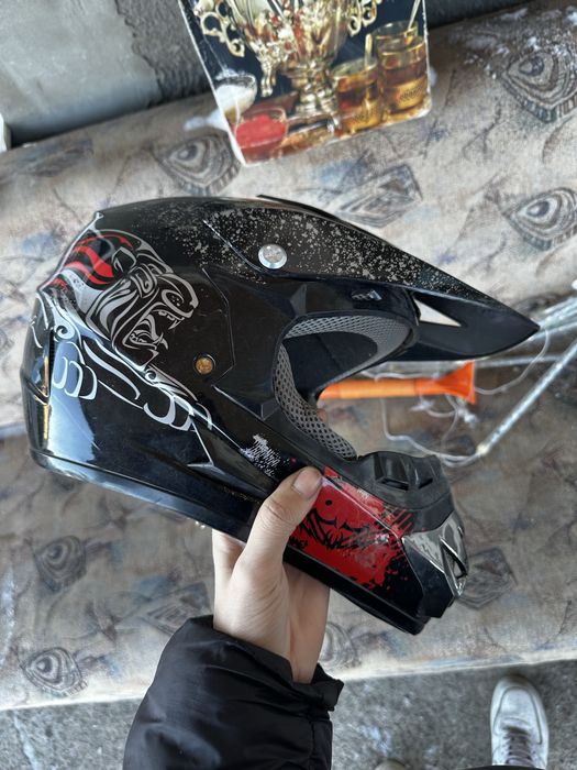 мотошлем шлем кросовый с