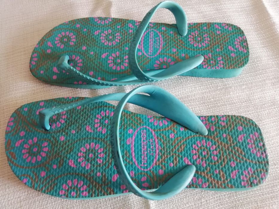 Chinelos HAVAIANAS n° 39 usados