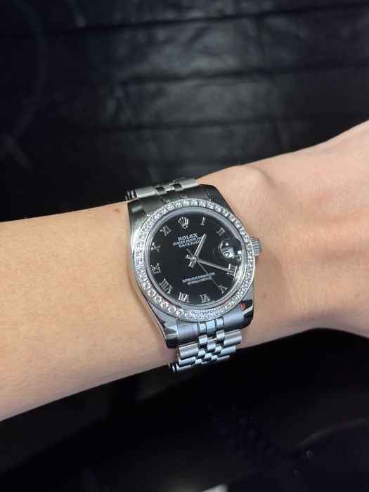 Брендовий жіночий годинник Rolex Datejust 31 mm