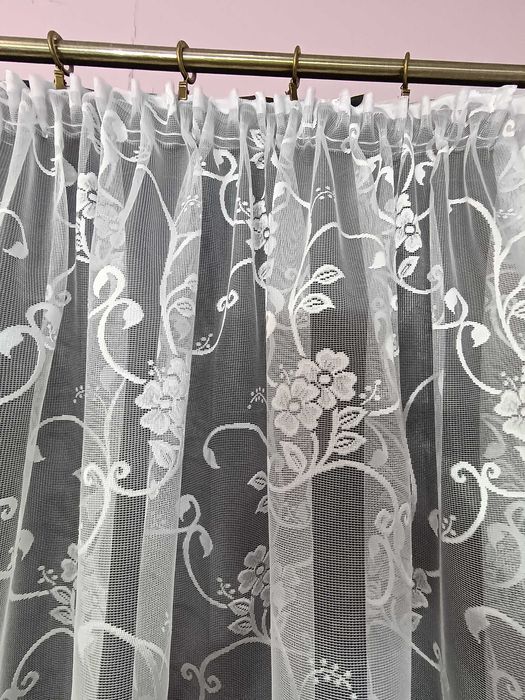 Firana Żakardowa gotowa.