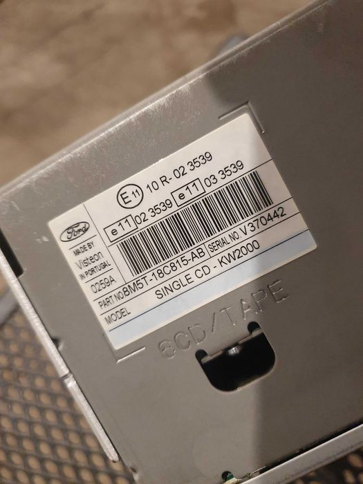 Radio Ford Focus mk 2 lift sprawne ramka komplet